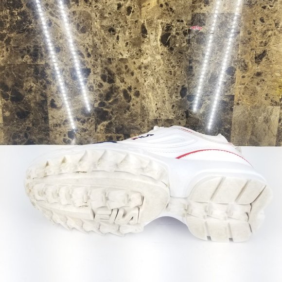 FILS DISRUPTOR II CONTRAST PIPING WHITE NAVY RED 3 - Picture 5 of 5